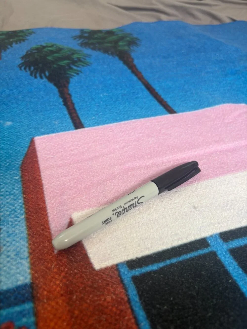 Pacific Breeze 1 Towel with art by Hiroshi Nagai, Light in the Attic